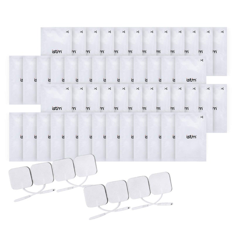 iStim Super Soft 2x2 TENS Unit Electrodes for TENS Massage EMS 100 Japanese Gel 2x2 200 Pieces